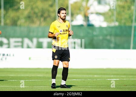 Marbella, Spagna. 26 luglio 2021. Ruben Neves visto durante la partita pre-stagionale tra UD Las Palmas e Wolverhampton Wanderers al Marbella Football Center.Punteggio finale: (UD Las Palmas 3-2 Wolverhampton Wanderers) (Foto di Francis Gonzalez/SOPA Images/Sipa USA) Credit: Sipa USA/Alamy Live News Foto Stock