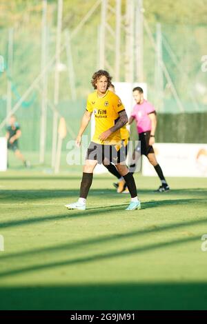 Marbella, Spagna. 26 luglio 2021. Fabio Silva visto durante la partita pre-stagionale tra UD Las Palmas e Wolverhampton Wanderers al Marbella Football Center.Punteggio finale: (UD Las Palmas 3-2 Wolverhampton Wanderers) (Foto di Francis Gonzalez/SOPA Images/Sipa USA) Credit: Sipa USA/Alamy Live News Foto Stock