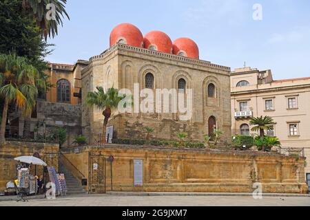 Chiesa San Cataldo, Palermo, Sicilia, Italia Foto Stock