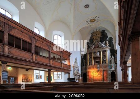 Chiesa di San Blasii, Quedlinburg, Harz, Sassonia-Anhalt, Germania Foto Stock