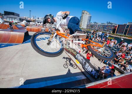 Rockstar BMX Games 2009 a Melbourne, Australia Foto Stock