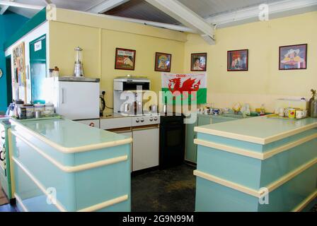 1950`s Museum, Denbigh, Galles del Nord, Foto Stock