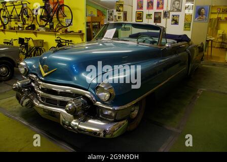 Vintage Chevrolet Car, 1950''s Museum, Denbigh, Galles del Nord.(non esiste più,) Foto Stock