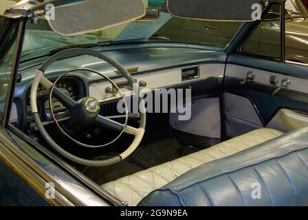 Vintage Chevrolet Car, 1950''s Museum, Denbigh, Galles del Nord.(non esiste più,) Foto Stock