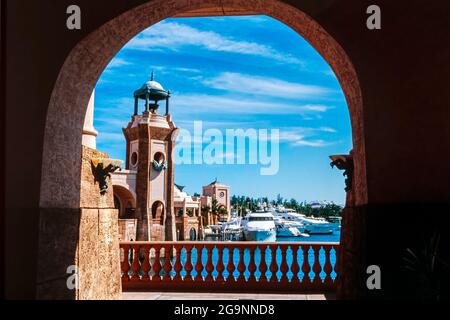 Atlantis Paradise Island Resort Hotel, Nassau, New Providence Island, Bahamas Foto Stock