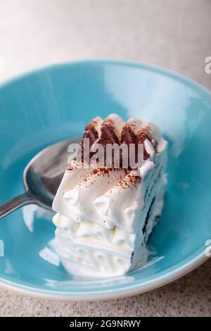 Dessert Viennetta in una ciotola Foto Stock
