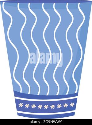 icona vaso in ceramica Illustrazione Vettoriale