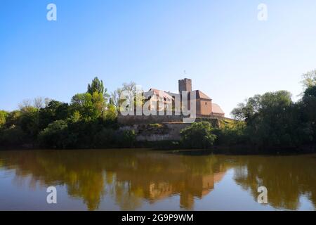 A Lauffen am Neckar, vicino a Heilbronn, Germania, Europa. Foto Stock