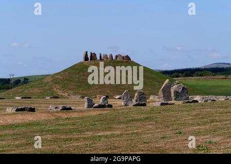 Crawick Multiverse, B740, Sanquar, Dumfries e Galloway, Scozia, Regno Unito Foto Stock