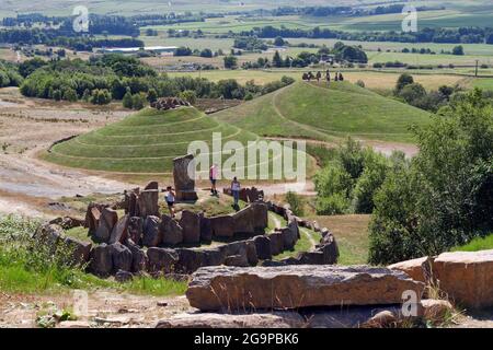 Crawick Multiverse, B740, Sanquar, Dumfries e Galloway, Scozia, Regno Unito Foto Stock