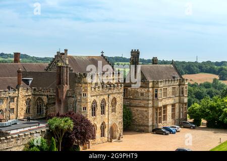 Battle, 2021 luglio: Battle Abbey School in Battle in East Sussex Foto Stock