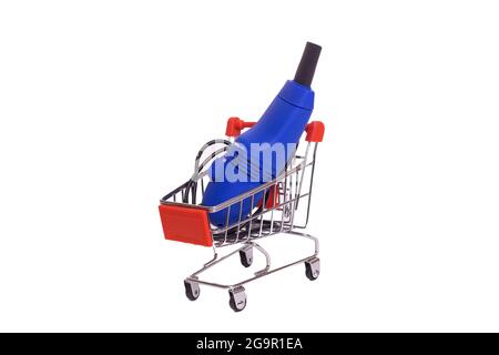 Piccolo aspirapolvere per tastiera isolata su sfondo bianco Foto stock -  Alamy