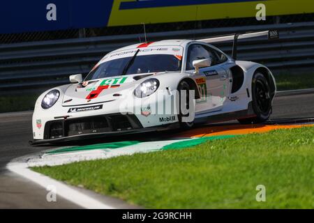 Porsche GT Team, Porsche 911 RSR-19, Gianmaria Bruni/Richard Lietz, WEC 2021, Round 3, Monza 16-18 luglio 2021 Foto Stock