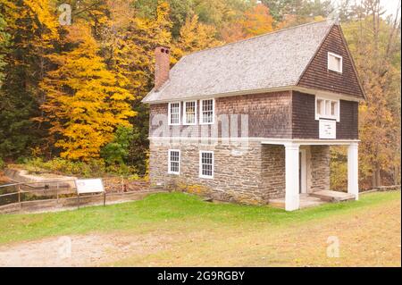 Blow-Me-Down Mill, Cornish, New Hampshire, Stati Uniti Foto Stock