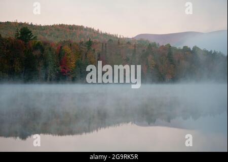 Fiume Androsoggin, Milano, New Hampshire, Stati Uniti Foto Stock