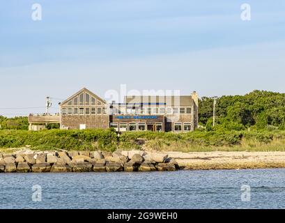 Inlet Seafood Restaurant, Montauk, NY Foto Stock