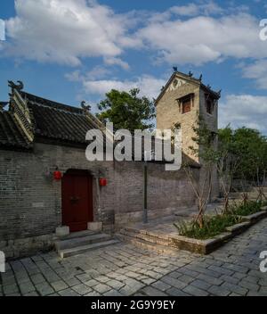 Xuzhou, Cina, Hubushan, complesso di edifici storici, architettura antica. Foto Stock