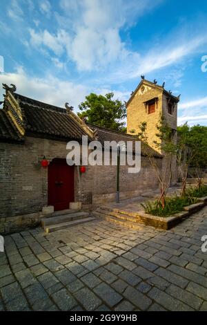 Xuzhou, Cina, Hubushan, complesso di edifici storici, architettura antica. Foto Stock