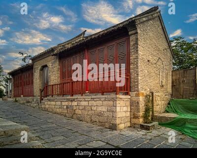 Xuzhou, Cina, Hubushan, complesso di edifici storici, architettura antica. Foto Stock