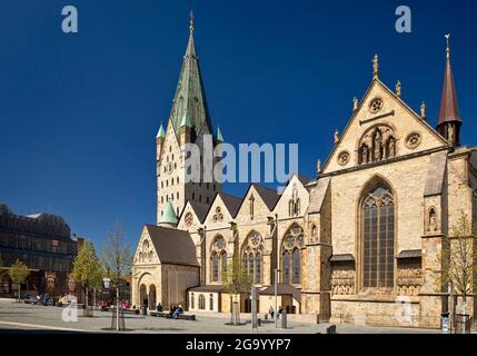 Cattedrale di Paderborn, Germania, Nord Reno-Westfalia, Est Westfalia, Paderborn Foto Stock