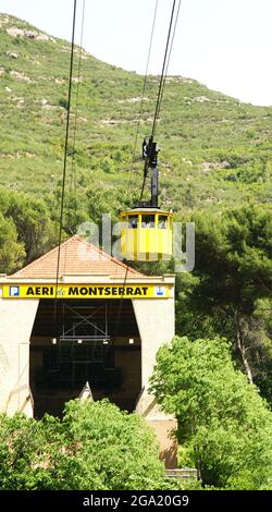 Funivia di Montserrat Foto Stock