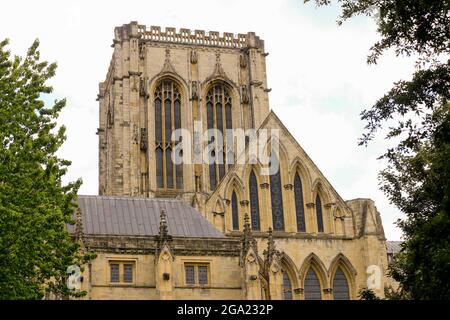 Il Minster a York, North Yorkshire, Inghilterra. Foto Stock