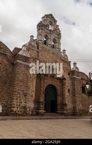 Chiesa di San Bernardo a Potosi, Bolivia Foto Stock