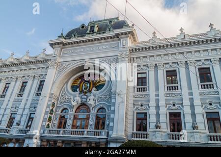 Palazzo del Congresso Nazionale a Sucre, capitale della Bolivia. Foto Stock