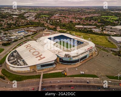 Rioch Arena Aerial Photo Coventry City Football Club Drone Photography Foto Stock