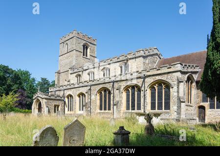 Chiesa di Santa Maria, Church Lane, Linton, Cambridgeshire, Inghilterra, Regno Unito Foto Stock