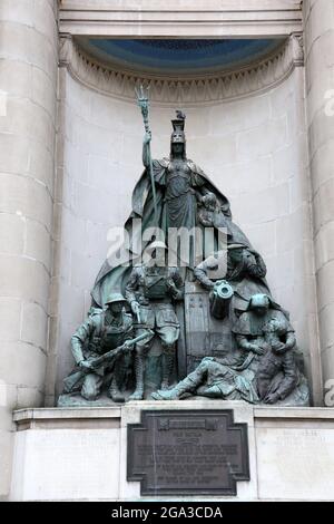 Exchange Newsroom War Memorial a Liverpool Foto Stock