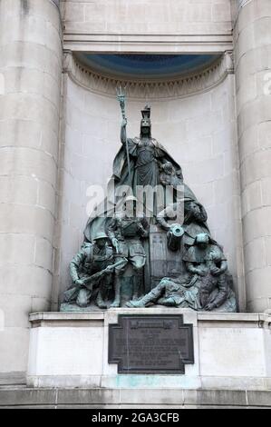 Exchange Newsroom War Memorial a Liverpool Foto Stock