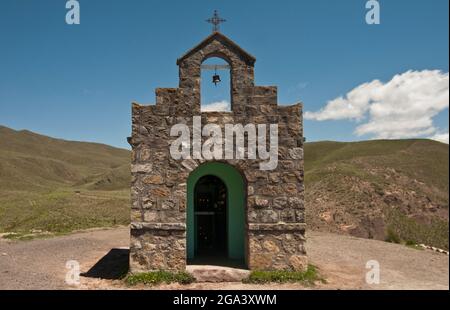 Piedra del Molino.(Capilla San Rafael). Cuesta del Obispo. Salta, Argentina Foto Stock