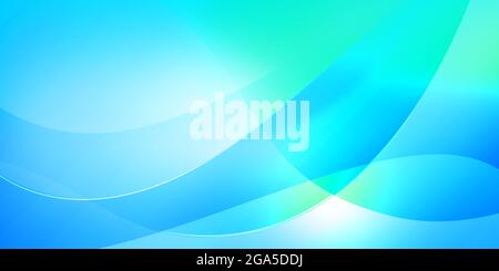 Combinazione di colori ciano e blu con sfumatura in stile sfondo moderno con forme casuali. Ultimo concetto astratto sfondo forme sfondo Foto Stock