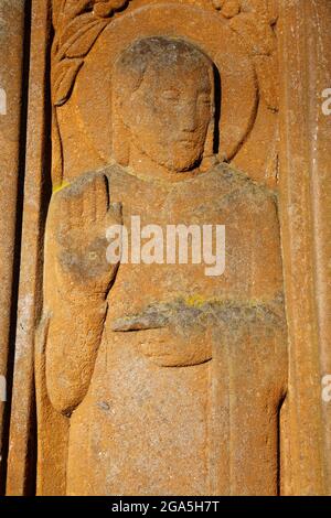 Lapide per Emmeline Pankhurst a Brompton Cemetery, West Brompton, Londra, Regno Unito Foto Stock