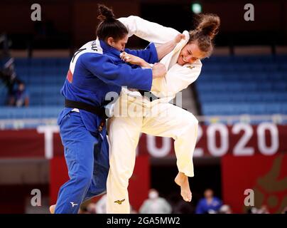 Tokyo-Giappone 29 luglio 2021, Tokyo 2020 Giochi Olimpici, JUDO Fight Foto Stock