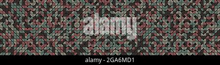 Illustrazione astratta dell'arte computazionale generativa geometrica Illustrazione Vettoriale