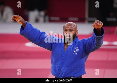 Jorge Fonseca (por) medaglia di bronzo -100 kg. Uomini durante i Giochi Olimpici 2020 il 29 luglio. 2021 al Nippon Budokan Park a Tokyo, Giappone Foto di SCS/Soenar Chamid/AFLO (OLANDA) Foto Stock