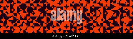 Illustrazione astratta dell'arte computazionale generativa geometrica Illustrazione Vettoriale