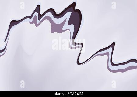 Arte fluida sfondo d'arte moderna. Miscela di vernici acriliche. Pittura liquida astratta della tessitura del marmo, onde di gradiente colorate. Progettazione vettoriale per Illustrazione Vettoriale