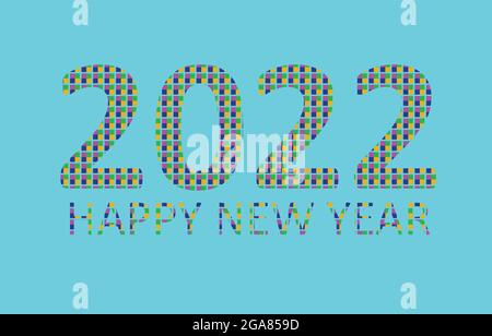 Felice anno nuovo modello vettore modello di progettazione, nuovo anno modello vettore, festeggiando felice anno nuovo vettore di progettazione. Illustrazione Vettoriale