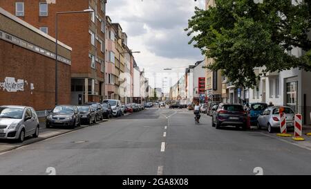 Sulth - quartiere appena fuori dal centro di Colonia, Germania Foto Stock