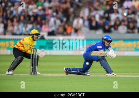 LONDRA, REGNO UNITO. 29 luglio 2021. Durante il centinaio tra London Spirit vs Trent Rockets al Lord's giovedì 29 luglio 2021 a LONDRA, INGHILTERRA. Credit: Taka G Wu/Alamy Live News Foto Stock