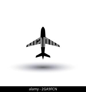 Astratto Vector Airplane Icon Design, semplice e moderno Airplane Logo Design. In aereo. Logo vettoriale astratto e disegni di icone. Illustrazione Vettoriale