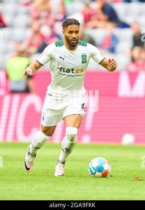 Keanan BENNETTS, MG 37 nella amichevole FC BAYERN MUENCHEN - BORUSSIA Mönchengladbach 0-2 il 28 luglio 2021 a Monaco, Germania Stagione 2021/2022, giorno di incontro X, 1.Bundesliga, FCB, Gladbach, München, X.Spieltag. © Peter Schatz / Alamy Live News Foto Stock