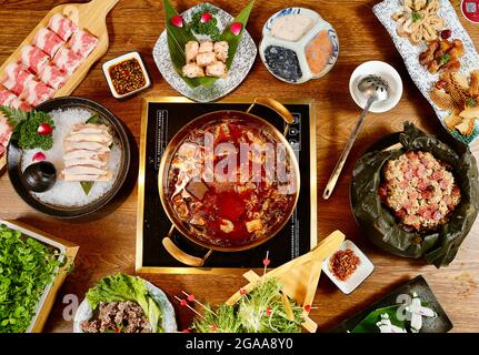 HD Food Photography cibo cinese tradizionale Foto Stock