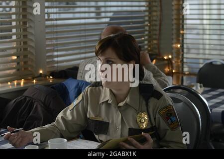 Fargo TV Series 2014 USA creato da Noah Hawley 2014 Stagione 1 Allison Tolman Foto Stock