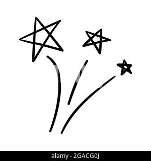 Elementi vintage vettoriali disegnati a mano - raggi sunburst (bursting). Perfetto per inviti, biglietti d'auguri, blog, poster e altro ancora. Illustrazione Vettoriale