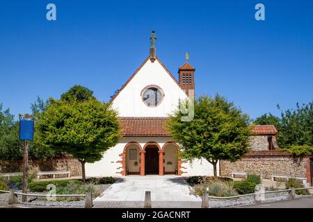 WALSINGHAM, REGNO UNITO - 09 agosto 2016: Il Santuario Anglicano di nostra Signora di Walsingham, Regno Unito Foto Stock