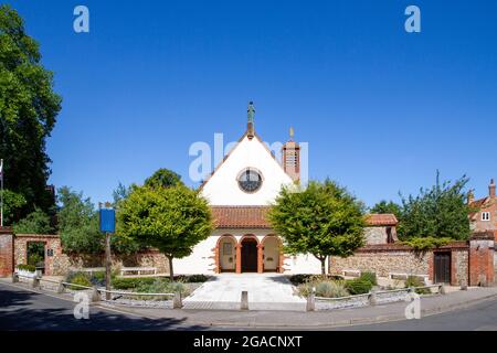 WALSINGHAM, REGNO UNITO - 09 agosto 2016: Il Santuario Anglicano di nostra Signora di Walsingham, Regno Unito Foto Stock